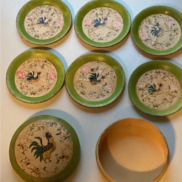 🍻 PROST Vintage German Bar Coasters Set of 8 Prost! - Picture 9 of 16